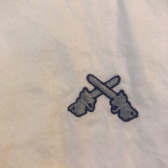 Chainsaw Shirt Button Down White Small Embroidered - Picture 10 of 16